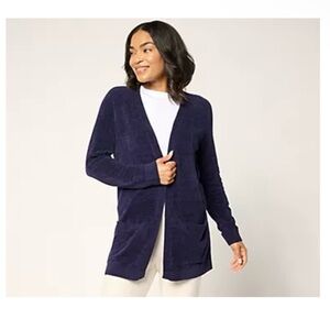 Barefoot Dreams Crafted in CozyChic Ultra Lite - NWOT-SMALL- NAVY